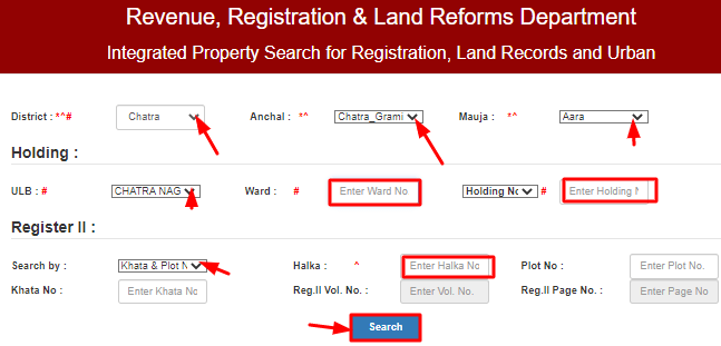 Jharkhand Property Registry