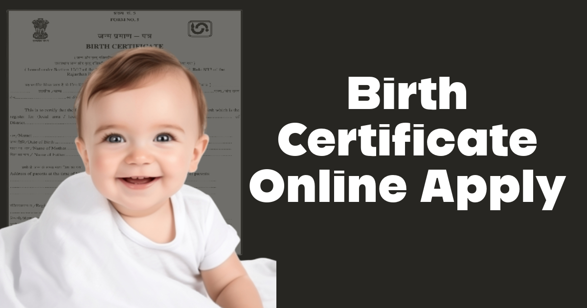 Birth Certificate Online Apply Photo